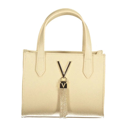 Valentino bags beige med tekstureret overflade, V-logo og kvast