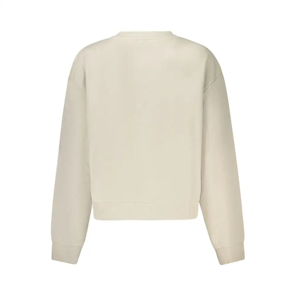 Vans Beige Cotton Sweater - Sweaters