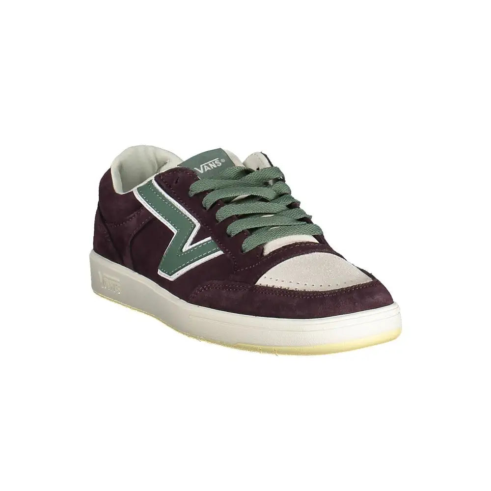 Vans Purple Leather Men Sneakers - Sneakers