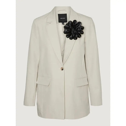 Vero Moda Beige Polyester Blazer - IT36/XXS - Blazer