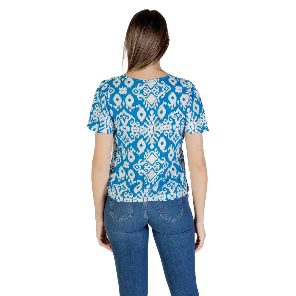 Vero Moda Blue Viscose Blouse