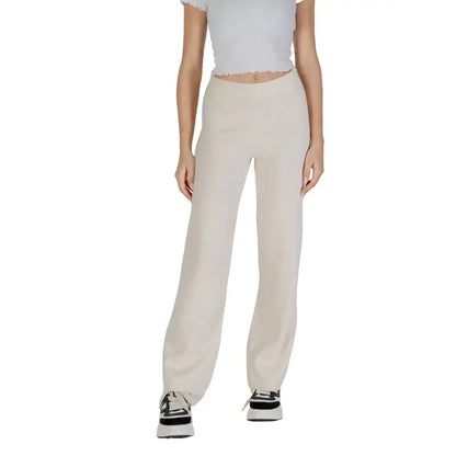 Vero Moda Cream Viscose Pant