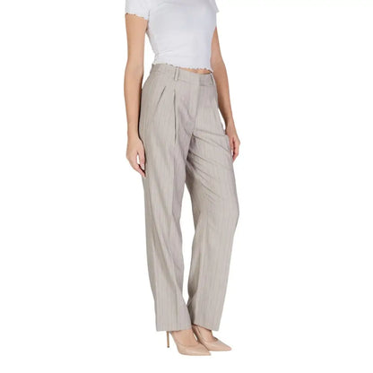 Vero Moda Gray Polyester Pant