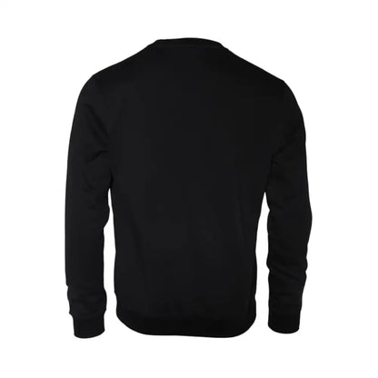 Versace Black Medusa Fleece Cotton Crew Neck Sweatshirt Sweater