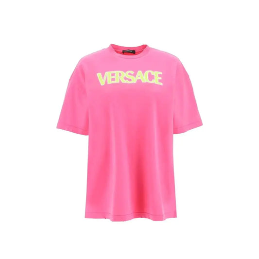Versace Multicolor Cotton Tank Tops - T-shirts