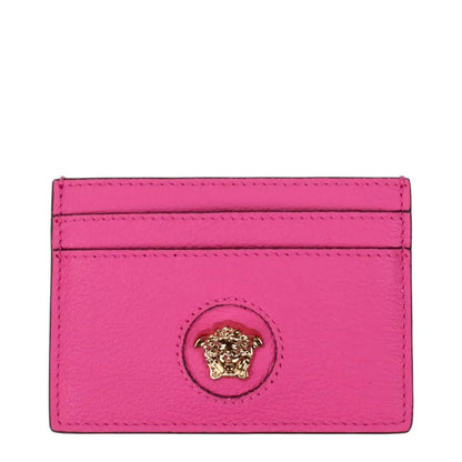 Versace Pink Leather Cardholders