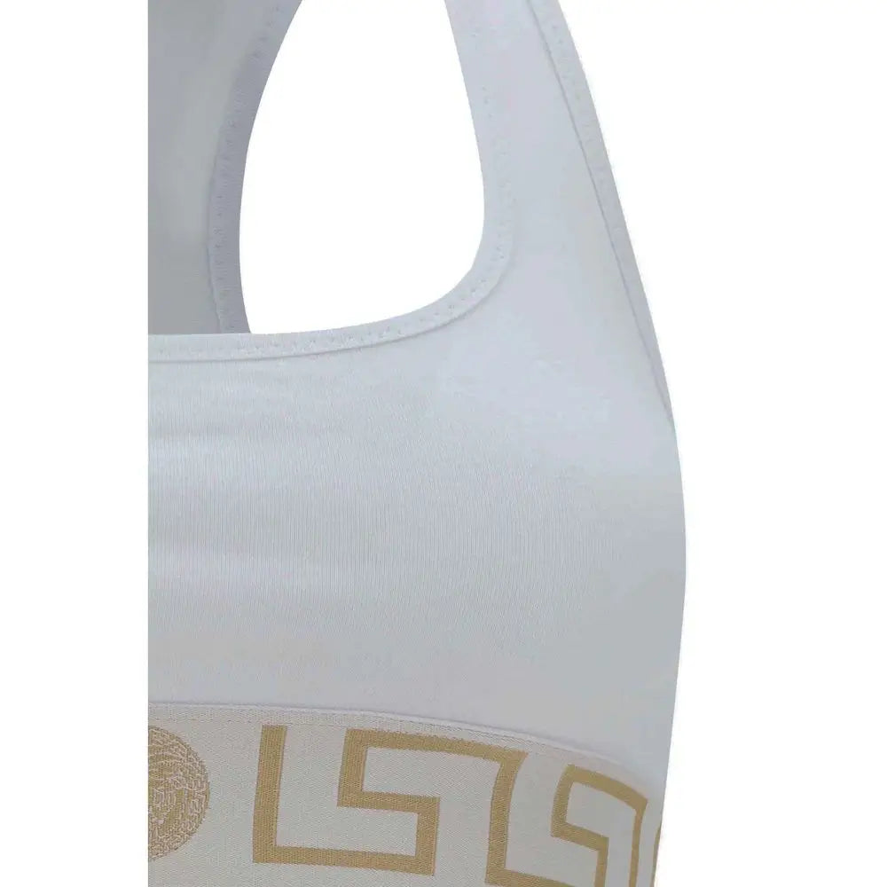Versace White Cotton Top