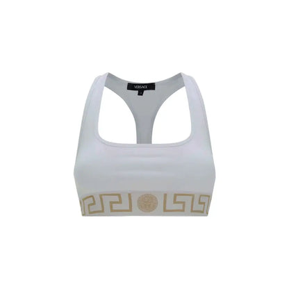 Versace White Cotton Top