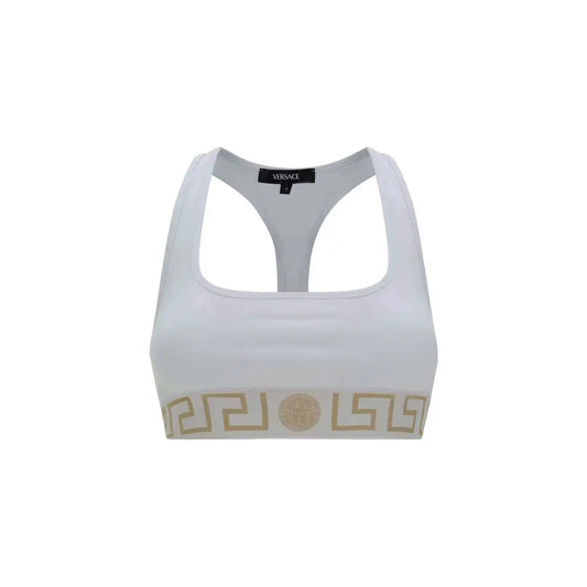 Versace White Cotton Top