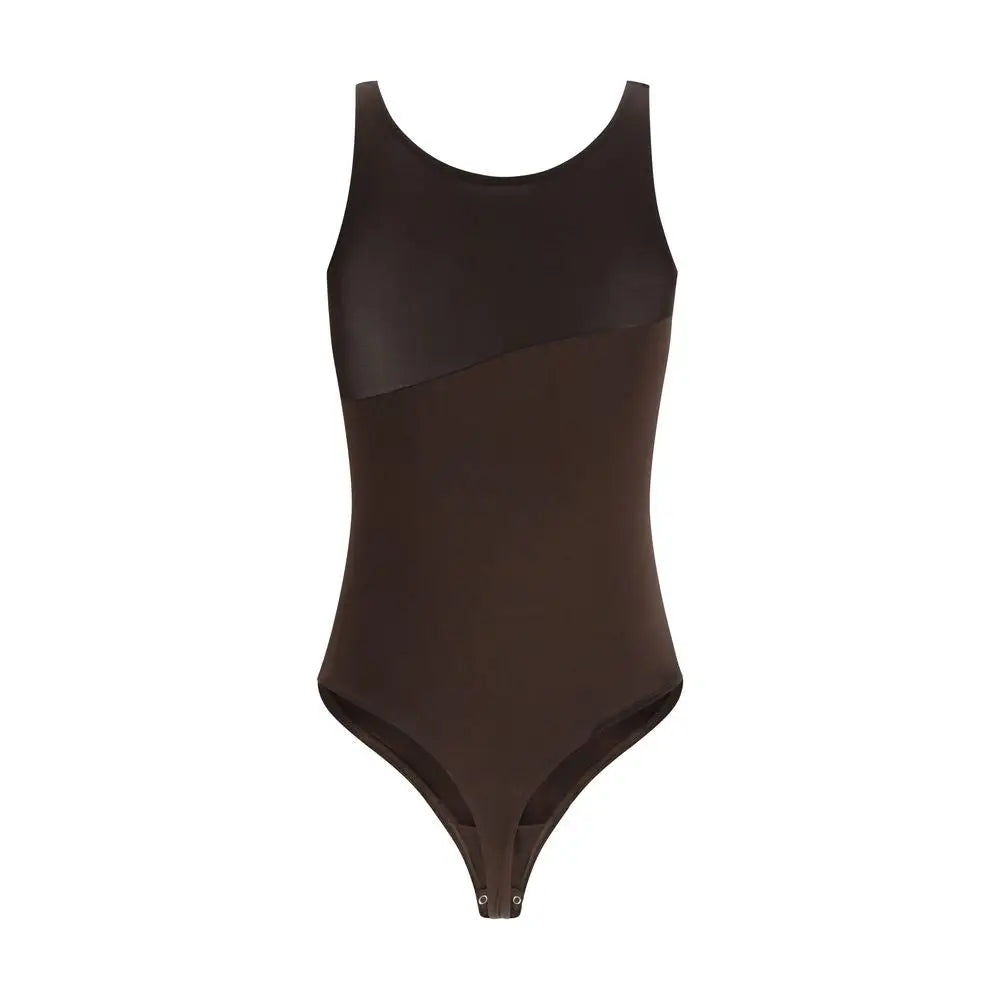 Wolford brown polyamide bodysuit i sort, alsidigt stykke tøj