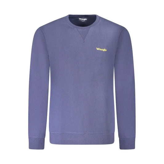 Lilla Wrangler crewneck-sweater i bomuld med guldlogo, 100% originale brands